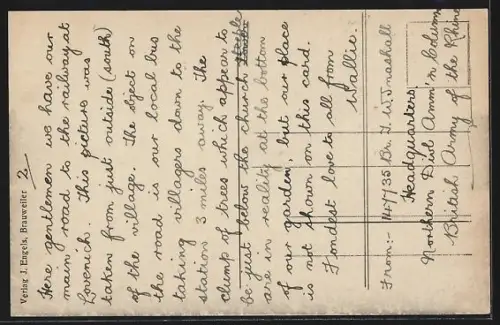 AK Brauweiler / Köln, Ortsansicht mit Kirche