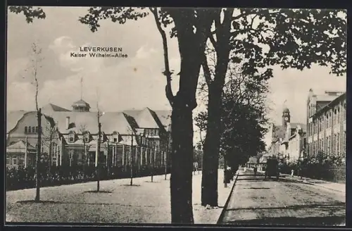 AK Leverkusen, Partie an der Kaiser Wilhelm-Allee
