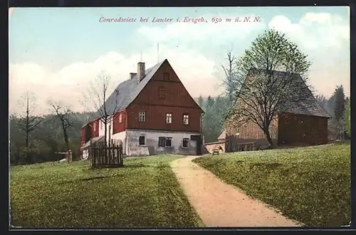 AK Lauter i. Erzgeb., Conradwiese