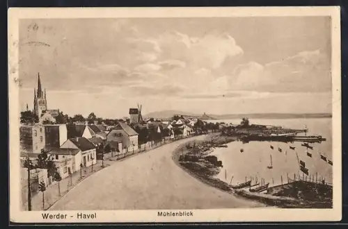 AK Werder /Havel, Mühlenblick