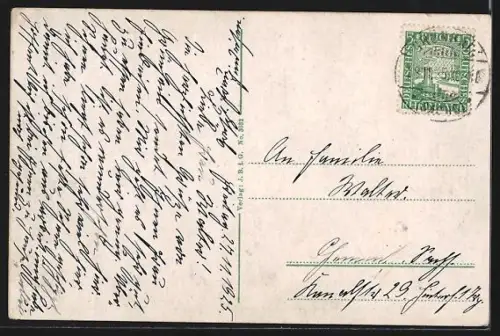 AK Grünhain i. sächs. Erzgeb., Genesungsheim am Wald