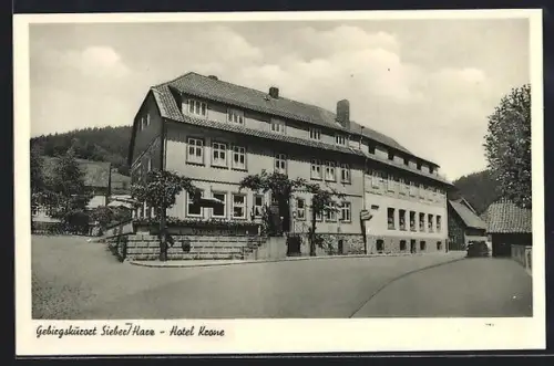 AK Sieber /Harz, Hotel Krone