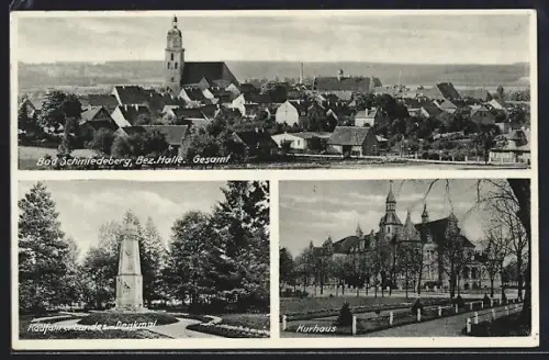 AK Bad Schmiedeberg /Halle, Radfahrerbundesdenkmal, Kurhaus
