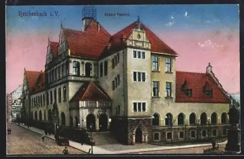 AK Reichenbach i. V., Kaiser-Postamt