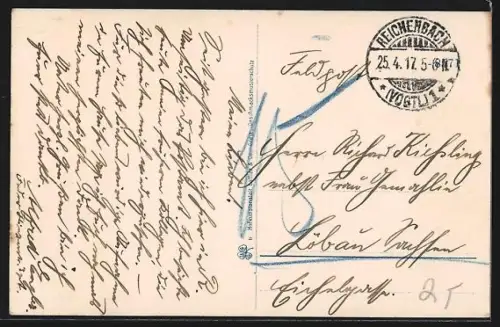 AK Reichenbach i. V., Kaiser-Postamt