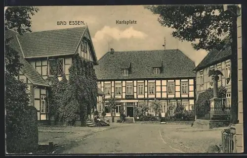 AK Bad Essen, Karlsplatz