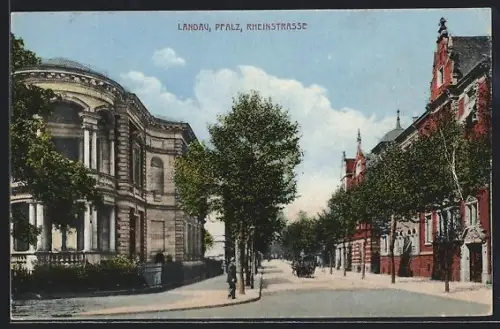 AK Landau /Pfalz, Rheinstrasse