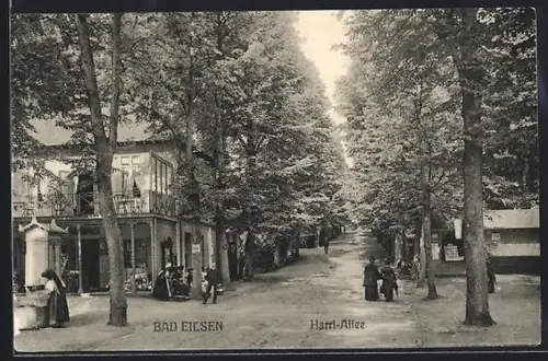 AK Bad Eilsen, Gasthof in der Harrl-Allee