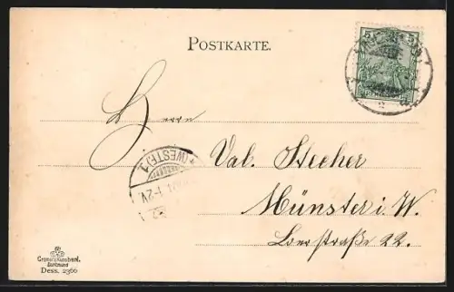 AK Holzminden a. d. Weser, Ortsansicht vom Weserufer