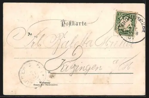 AK Landau i. Pfalz, Marktstrasse