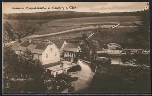 AK Eisenberg i. Thür., Gasthaus Naupoldsmühle