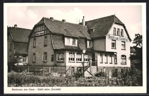 AK Kreiensen am Harz, Hotel zum Leinetal, Bes. Hermann Wille
