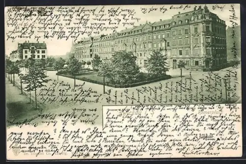 AK Zwickau i. S., Römerplatz