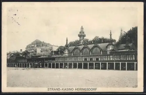 AK Heringsdorf / Ostseebad, Strand-Kasino
