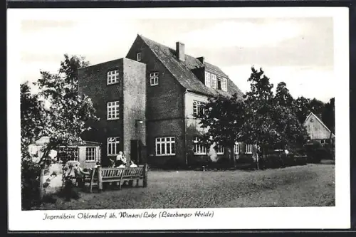 AK Ohlendorf üb. Winsen, Jugendheim mit Grünanlage