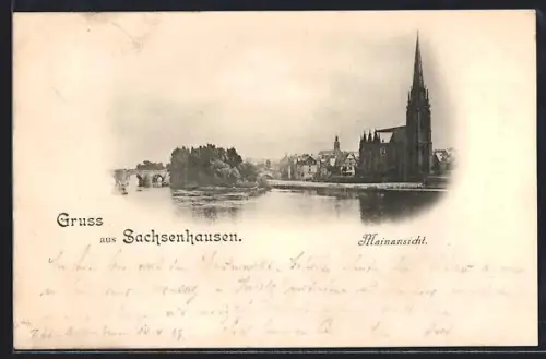 AK Sachsenhausen, Mainansicht