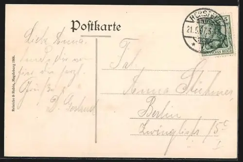 AK Hersfeld, Vor dem Stift, Denkmal und Platzansicht