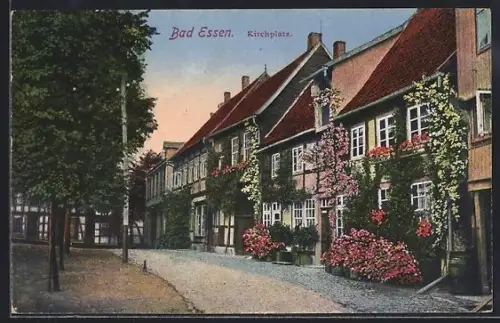 AK Bad Essen, Partie am Kirchplatz