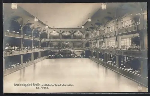 AK Berlin, Admiralspalast am Bahnhof Friedrichstrasse, Eis-Arena