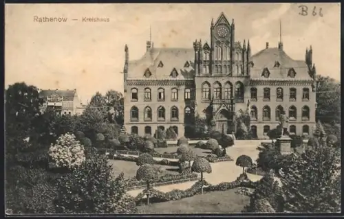 AK Rathenow, Kreishaus mit Anlagen