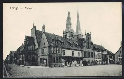 AK Lemgo, Ansicht vom Rathaus