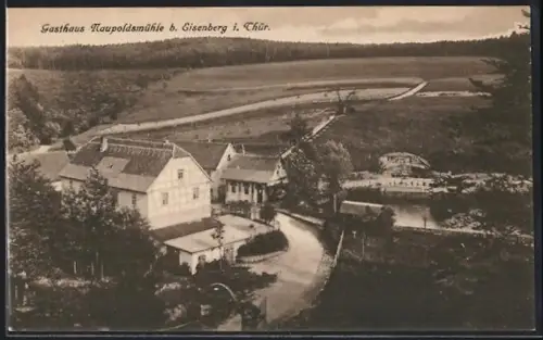 AK Eisenberg i. Thür., Gasthaus Naupoldsmühle
