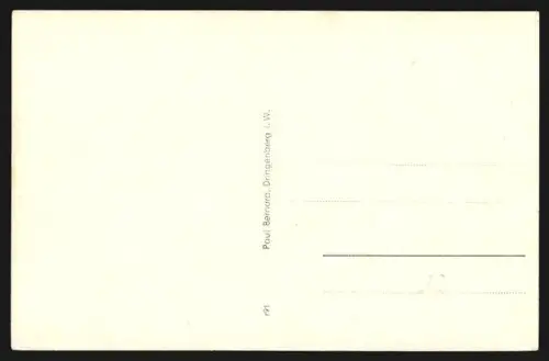 AK Dringenberg, Schule, Burg, Ortsansicht mit Kirche