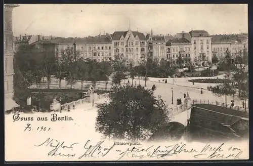 AK Berlin-Tiergarten, Berliner am Lützowplatz