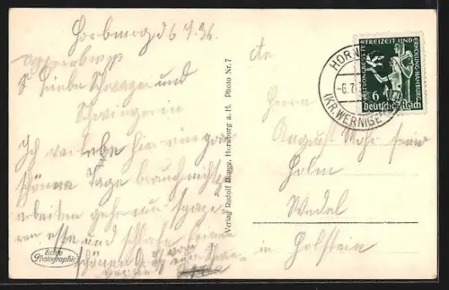 AK Homburg a. H., Marktplatz mit Fachwerkhäusern