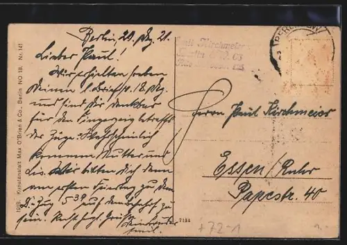 AK Berlin-Schöneberg, Hochbahnstation Bülowstrasse