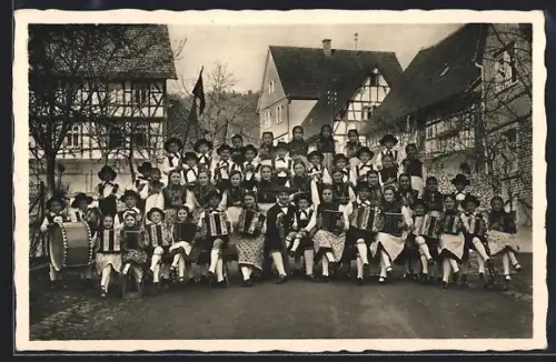 AK Erlenbach / Odenwald, Odenwälder Kinderspielscharn der NS-Gemeinschaft Kraft durch Freude