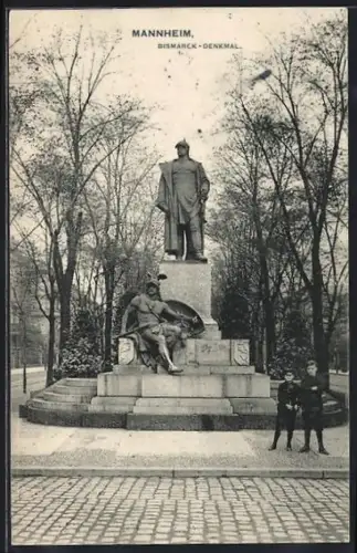 AK Mannheim, Bismarck-Denkmal