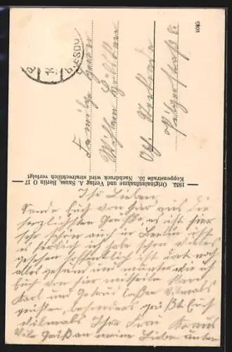 AK Biesdorf b. Berlin, Exerzitienhaus Biesdorf, Fortuna-Allee 27, Innenansicht