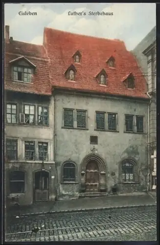 AK Eisleben, Luther`s Sterbehaus, Aussenansicht