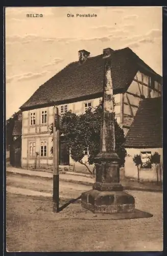 AK Belzig, Die Postsäule