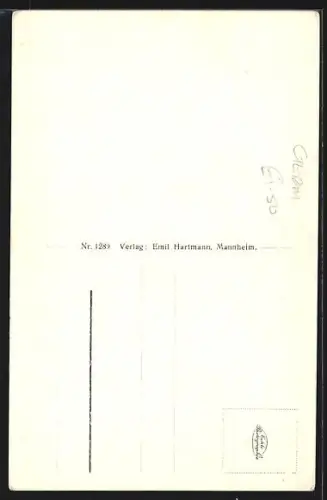 AK Wegweiser im Schwarzwald Richtung Falkau