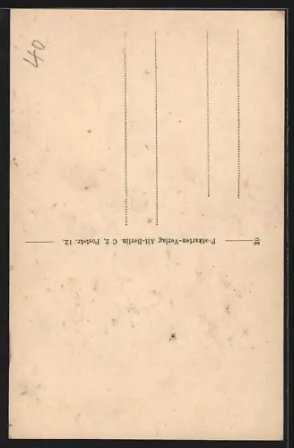 AK Berlin, der Neidkopf am Hause Heiligegeiststrasse 38