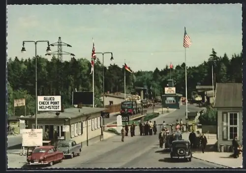 AK Helmstedt, Allied Check Point, Zonengrenze