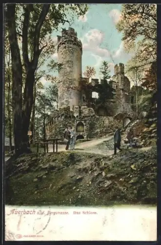 AK Auerbach a. d. Bergstrasse, Das Schloss