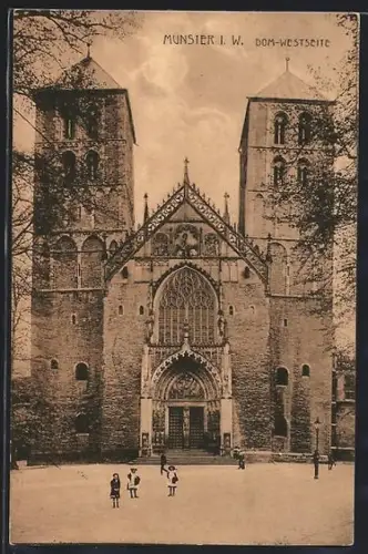 AK Münster i. W., Dom-Westseite