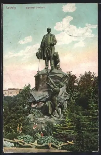 AK Leipzig, Bismarck-Denkmal