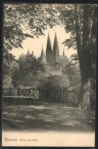 AK Lübeck, Blick vom Wall