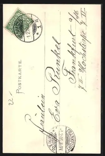 AK Wiesbaden, Bismarck-Denkmal