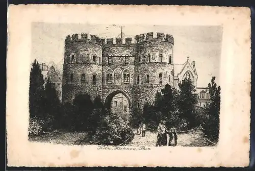 Künstler-AK Köln, Hahnen-Tor
