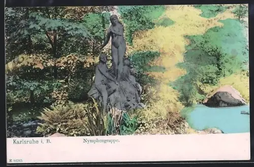 AK Karlsruhe i. B., Nymphengruppe