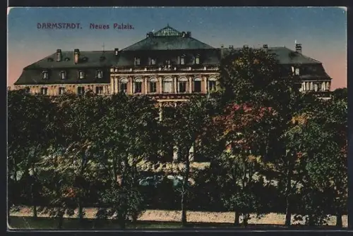 AK Darmstadt, Neues Palais