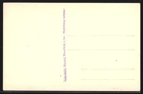 AK Wasserburg am Inn, Häuser am Innufer