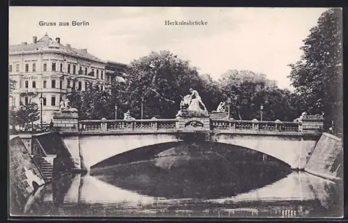 AK Berlin-Tiergarten, Herkulesbrücke