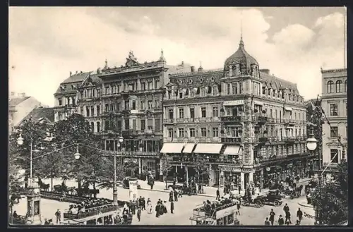 AK Berlin, Unter den Linden, Café Bauer