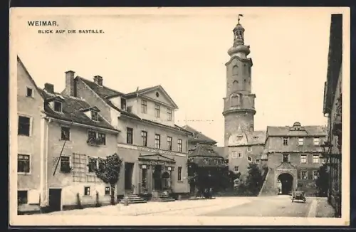 AK Weimar / Thüringen, Blick auf die Bastille